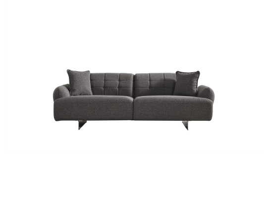 Couchen Polstersofa Grau Komplette Dreisitzer Sessel Modern 2tlg Sofas Neu