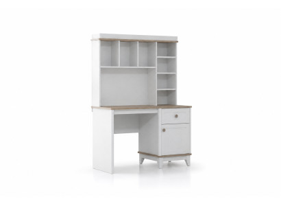 Holztisch Schreibtisch Regale Computertisch Holz Weiß Kinderzimmer