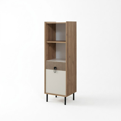 Bücherregal Schrank Büro Regal Holz Holzschrank Braun Kinderzimmer