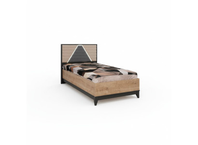 Bett 120 cm Kinderbett Bettrahmen Kinderzimmer Braun Holz Betten Neu