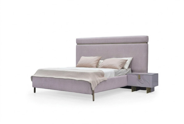 Doppelbett Komplette Schlafzimmermöbel Bett Rosa Luxus Set 3tlg Holz