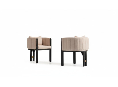 Küchenstuhl Esszimmerstuhl Set Stühle 2tlg Lehnstuhl Gruppe Beige