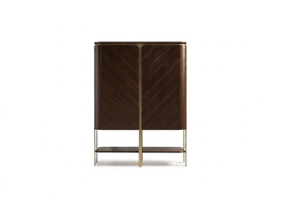 Barschrank Schrank Holzschrank Holz Bar Braun Getränke Design Flaschen
