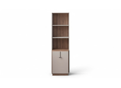 Modernes Bücherregal Designer Standregal Beige Büroregale Bücherschrank