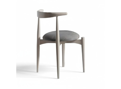 Gruppe Küchenstühle Esszimmerstühle Holzstühle Set 2tlg Stühle Beige