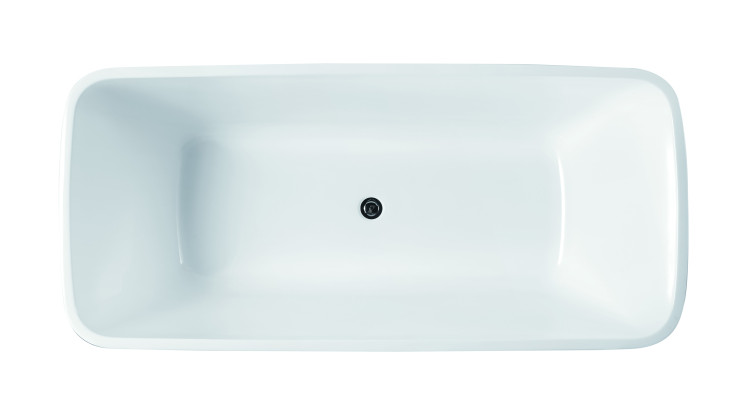 Badewanne Badezimmer Acryl Wanne Weiß Standbadewanne Zeitgenössisch