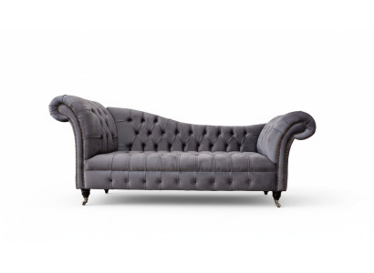 Chesterfield 3 Sitzer Design Couch Sofa Polster Sitz Stoff Luxus Couchen