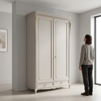 Kleiderschrank Möbel Garderobe Luxus Möbel Holz Schlafzimmer Weiß Neu