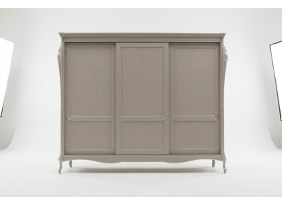 Schlafzimmer Design Möbel Kleiderschrank Luxus Holz Grau Schränke Neu