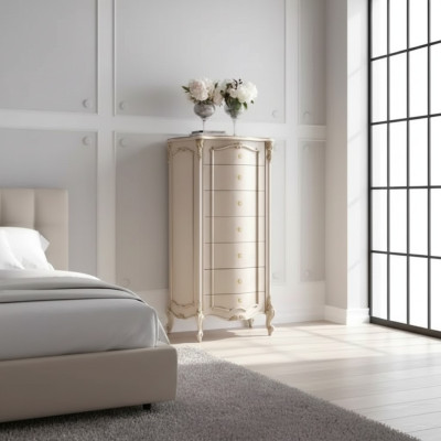 Kommode Luxus Kommoden Regal Möbel Holzschrank Italienische Stil Neu