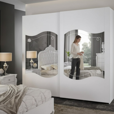 Kleiderschrank Garderobenschrank Design Schlafzimmer Schrank Möbel Holz