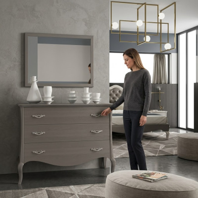 Kommode Spiegel Kommoden Schrank Luxus Regal Möbel Gruppe Neu Set 2tlg.