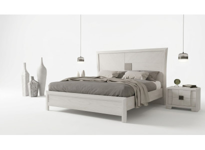 Bett 2x Nachttische 3tlg Schlafzimmer Set Design Modern Luxus Möbel