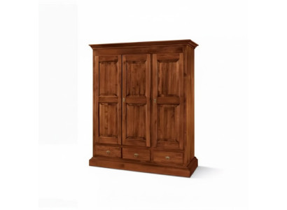 Luxus Kleider Schrank Designer Kleiderschränke Möbel Holz Braun Neu