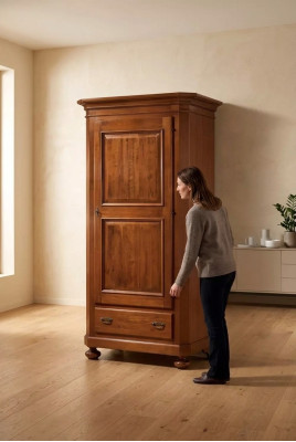 Schlafzimmer Holz Schrank Garderobe Möbel Design Kleiderschrank Braun