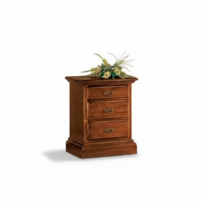 Nachttisch Design Tisch Möbel Holz Schlafzimmer Beistelltisch Braun Neu