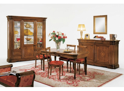 Esstisch 4x Stühle Garnitur Essgruppe Sideboard Tisch Set Esstisch 7tlg