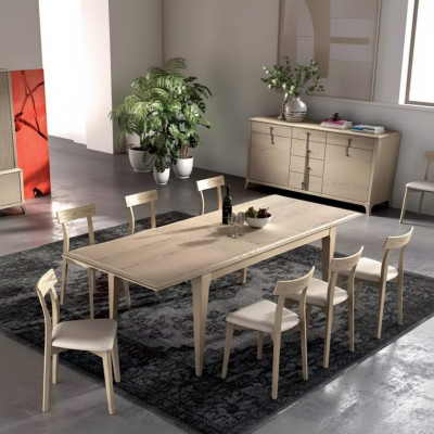 Essgarnitur Esstisch 6 x Stühle Garnitur Tisch Essgruppe 7tlg. Tisch Esszimmer