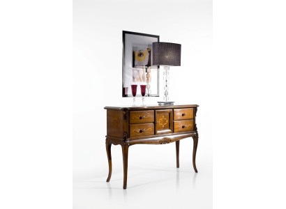 Kommode Holz Italienische Möbel Schrank Konsolen Kommoden Konsole Neu