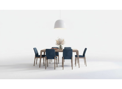 Esszimmer Esstisch 6x Stuhl Garnitur Set 7tlg. Luxus Holz Möbel