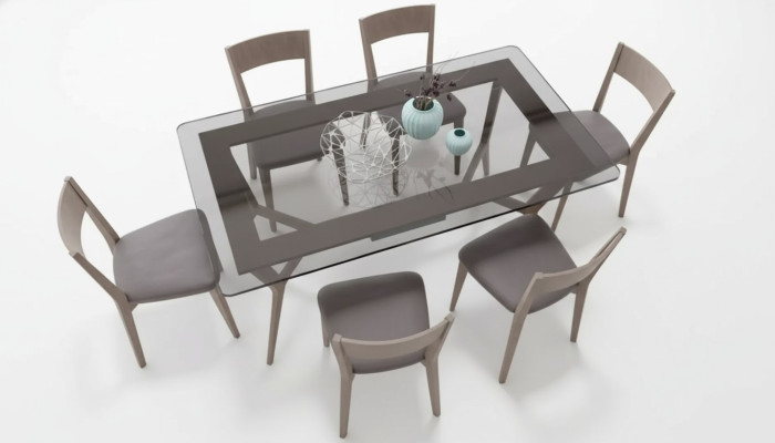 Esszimmertisch Tisch 6x Stühle Holz Essgruppe Set 7 tlg. Neu