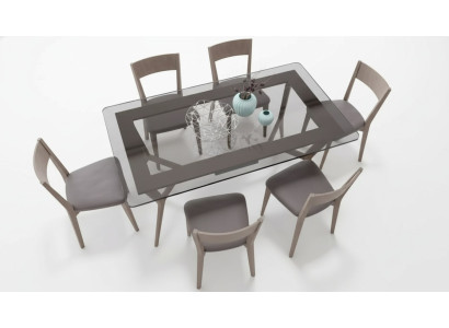 Esszimmertisch Tisch 6x Stühle Holz Essgruppe Set 7 tlg. Neu