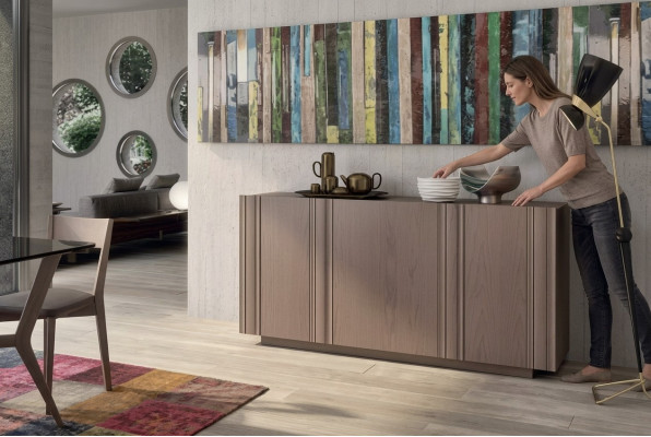 Kommode Sideboard Wohnzimmer 180 x 48 x 88 cm Modern Luxus