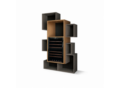 Barschrank Wohnzimmer Weinschrank Barschrank Hausbar Holz neu grau