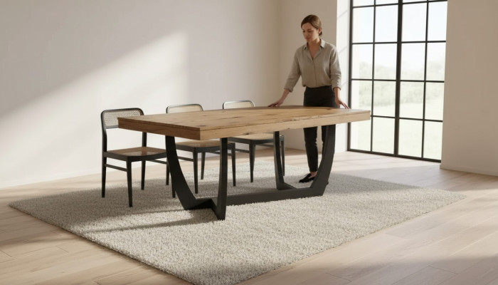 Esstisch Küchentisch 180x90 Designer Tische Holz Holztisch Esstische