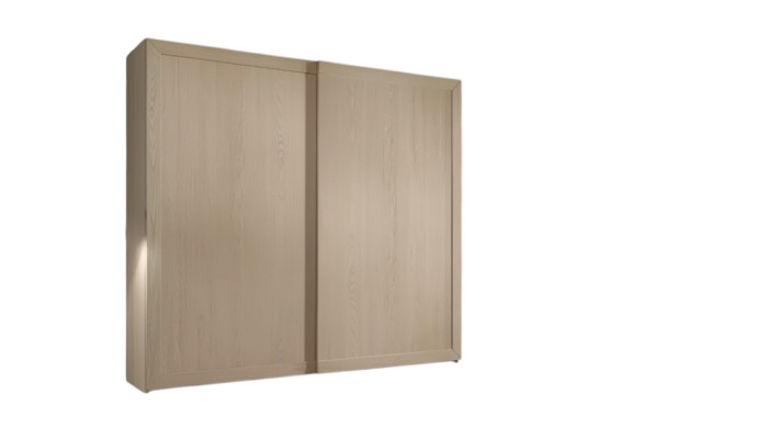 Schlafzimmer Kleiderschrank Holz Schrank Modern Schränke 272cm beige