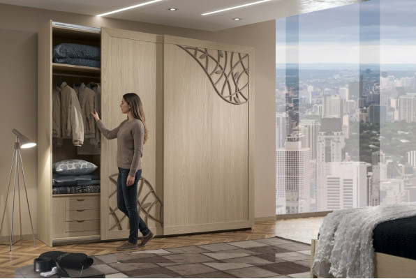 Schlafzimmer Schranke Kleiderschrank Holz Luxus Modernes Design Neu