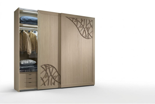 Schlafzimmer Schranke Kleiderschrank Holz Luxus Modernes Design Neu