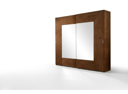 Schlafzimmer Kleiderschrank Holz Schrank Modern braun Kleiderschränke