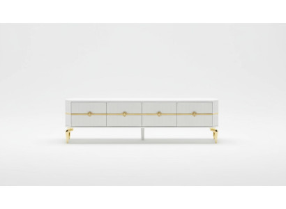 Wohnzimmer tv Ständer Möbel rtv Fernseher Stil Modern Weiß Luxus Holz