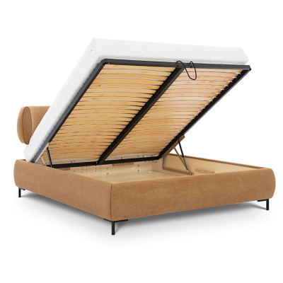 Schwarz-Braune Schlafzimmer Möbel Designer Bett Kleiderschrank Kommode