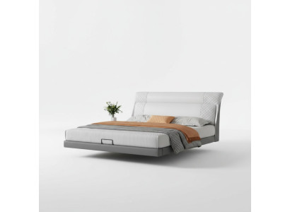 Weißes Schlafzimmer Bett Designer Lederbetten Textilbetten Doppelbetten