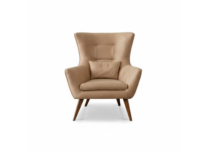 Wohnzimmer Sessel beige Design Couch Luxus Neu Relax Lounge Polster