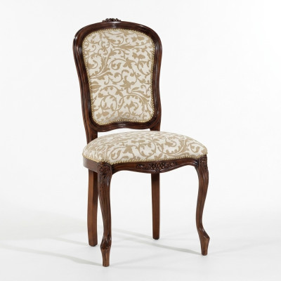 Stuhl Klassischer Esszimmerstuhl Luxus Sitzmöbel Designer Lehnstuhl