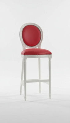 Barstuhl Polsterstuhl Rosa Stuhl Klassischer Sitzmöbel Designer Thekenstuhl