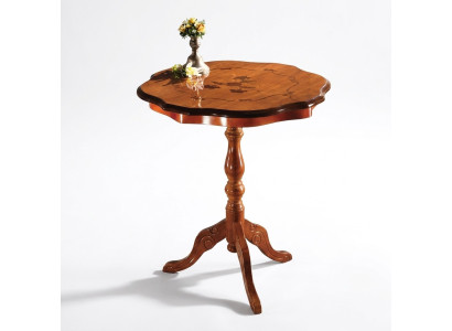 Couchtisch Runder Tisch Designer Klassischer Möbel Holz Neu