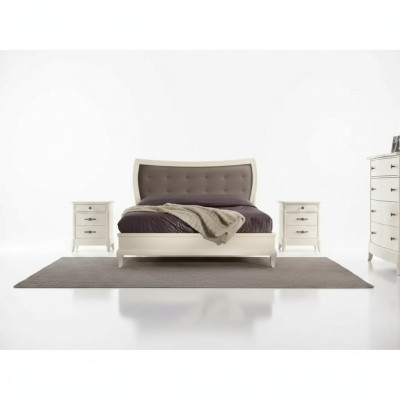 Bett Schlafzimmer Set Design Luxus Bette Neu Möbel 2x Nachttische 3tlg.