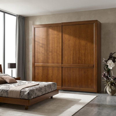 Kleiderschrank Schlafzimmer Schrank Luxus Holz Möbel Design Klassischer Luxus