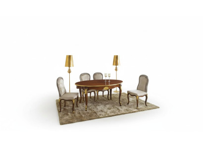 Esszimmer Set Luxus 4x Stühle Essgruppe Garnitur Design Klassischer Möbel
