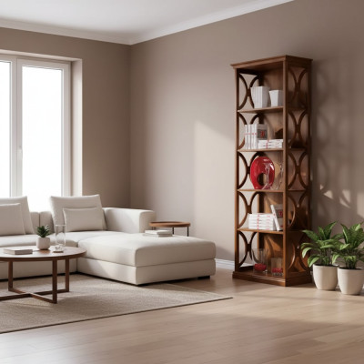 Arbeitszimmer Bücherregal Klassische Holz Regal Designer Einrichtung Neu