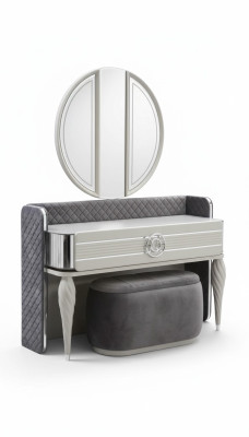 Schlafzimmer Schminktisch mit Spiegel Luxus Neu Konsole Modern Design