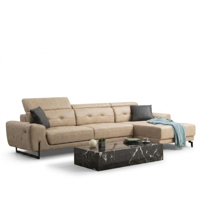 Luxus Wohnzimmer Sofa Couch L-Form Designer Möbel Modern Sitzmöbel Polstermöbel