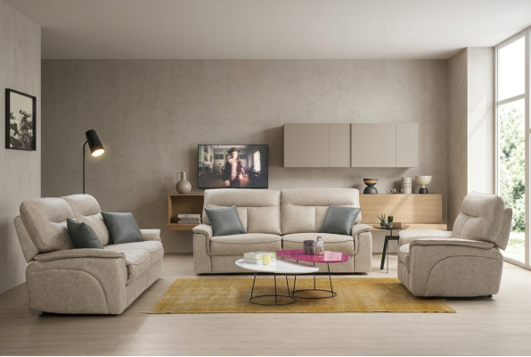 Designer Sofagarnitur Set 3 tlg Modern Polstermöbel Wohnzimmer Komplett