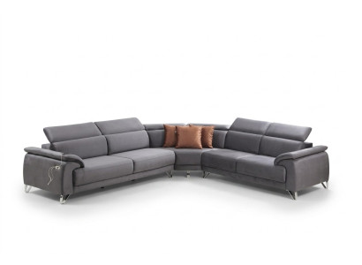 Sofa Couch Ecksofa L-form Polstersofa Sitzmöbel Modern Luxus Möbel Wohnzimmer
