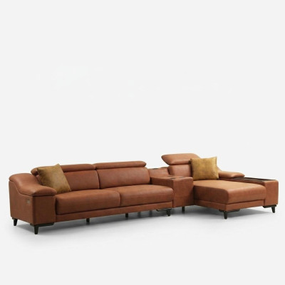 Luxus Ecksofa L-Form Sofa Couch Design Polster Modern Textil Wohnzimmer Neu