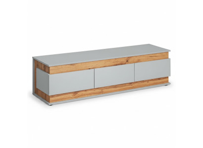 Luxus Weiß TV Ständer Wohnzimmer Modern Design Neu Holz Möbe Lowboard
